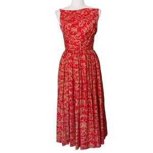 Vintage 1950s Sleeveless Dress by Mr. Mort - Roomy Fit!